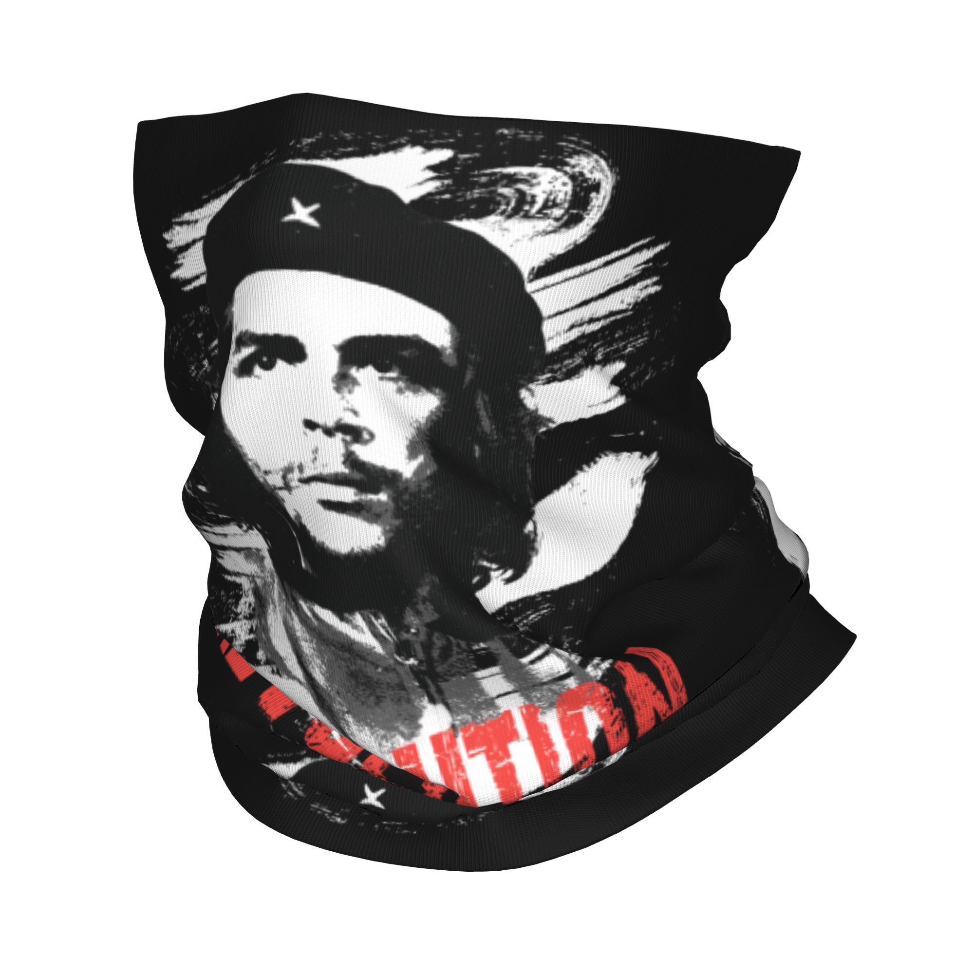 Neck Gaiter Face Cover - Aangepaste Che Guevara Revolutie Bandana Halswarmer
