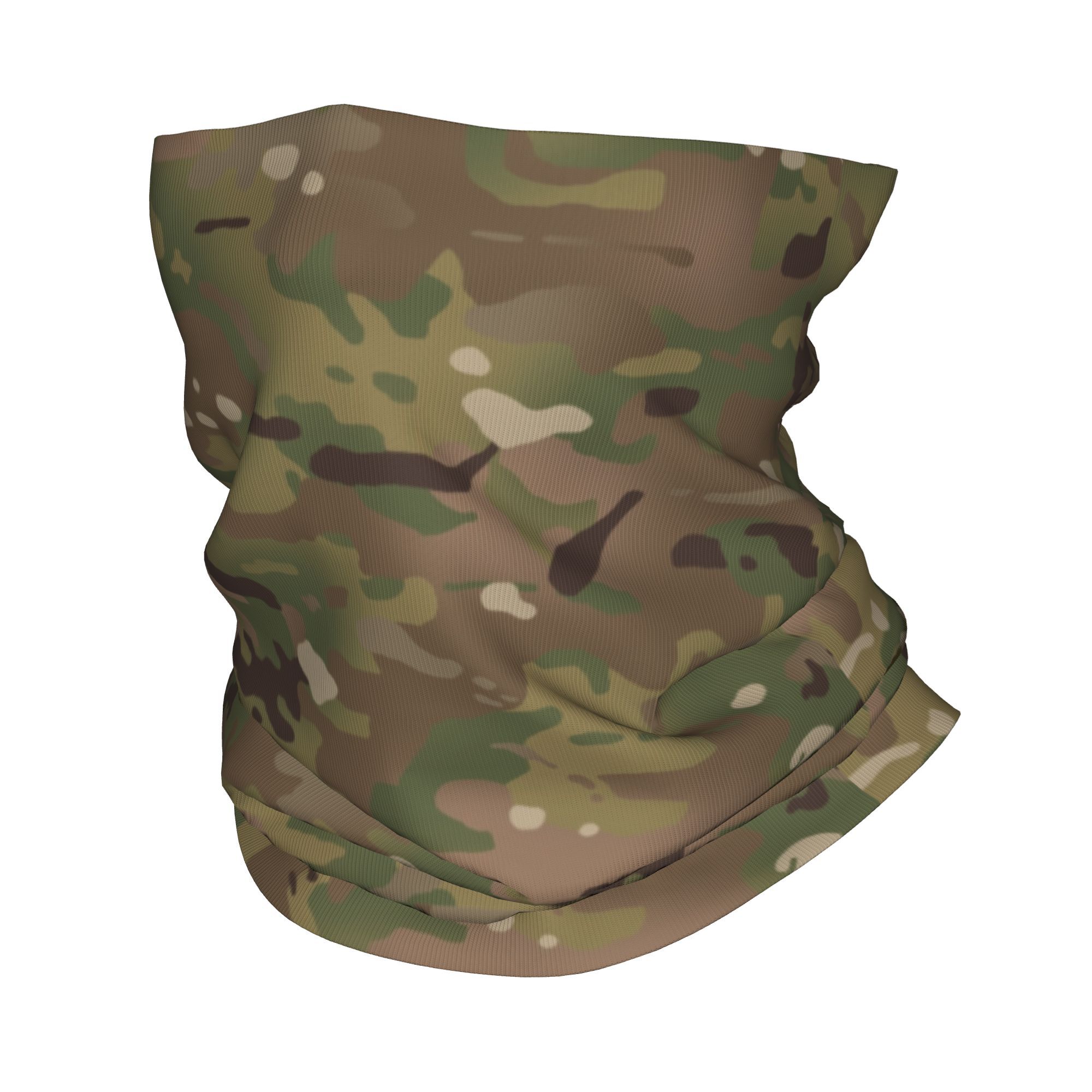 Neck Gaiter Face Cover - Aangepaste militaire camouflage patroon bandana nekwarmer