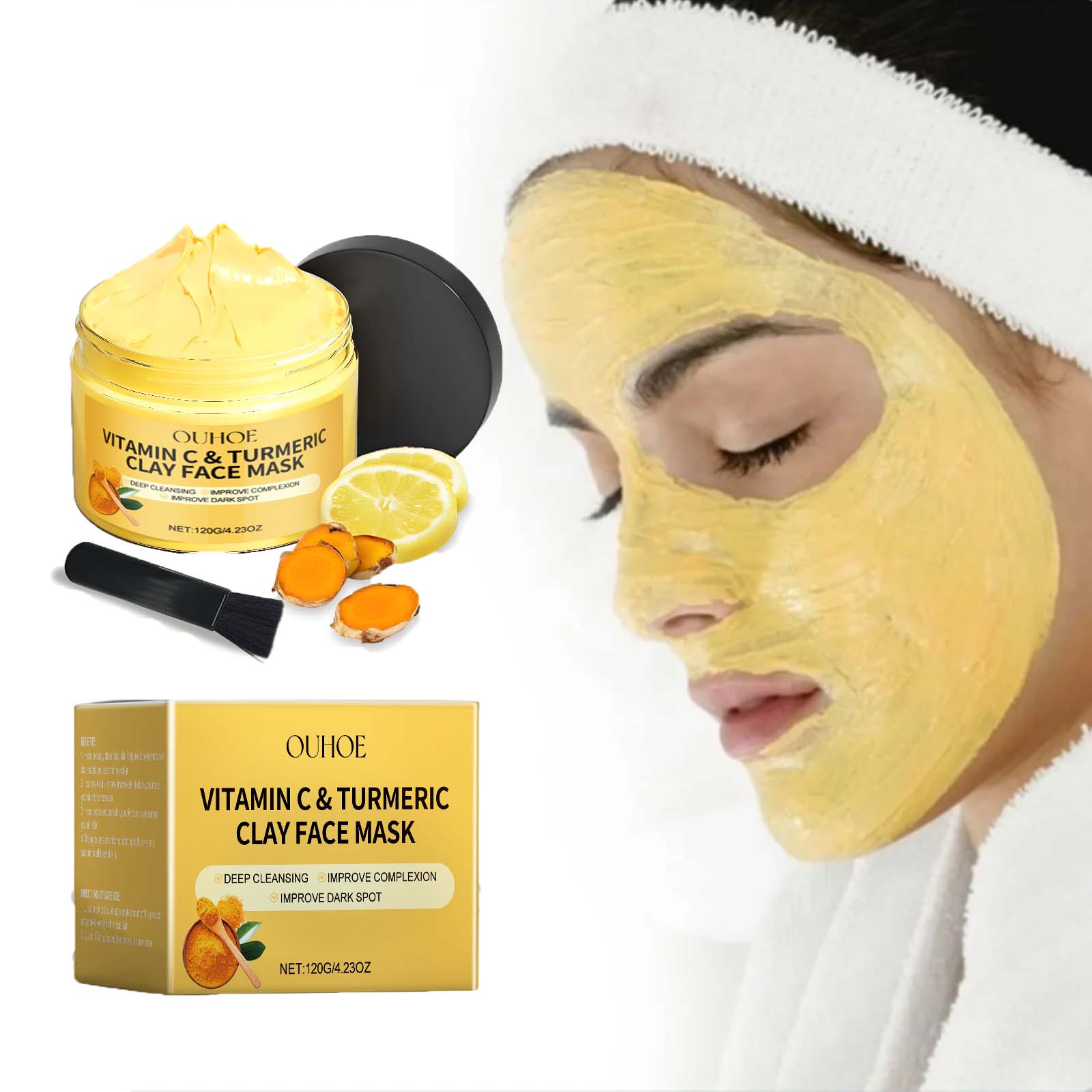 Vitamine C Kurkuma Moddermaske - Dust Mask Construction recensie en prijs