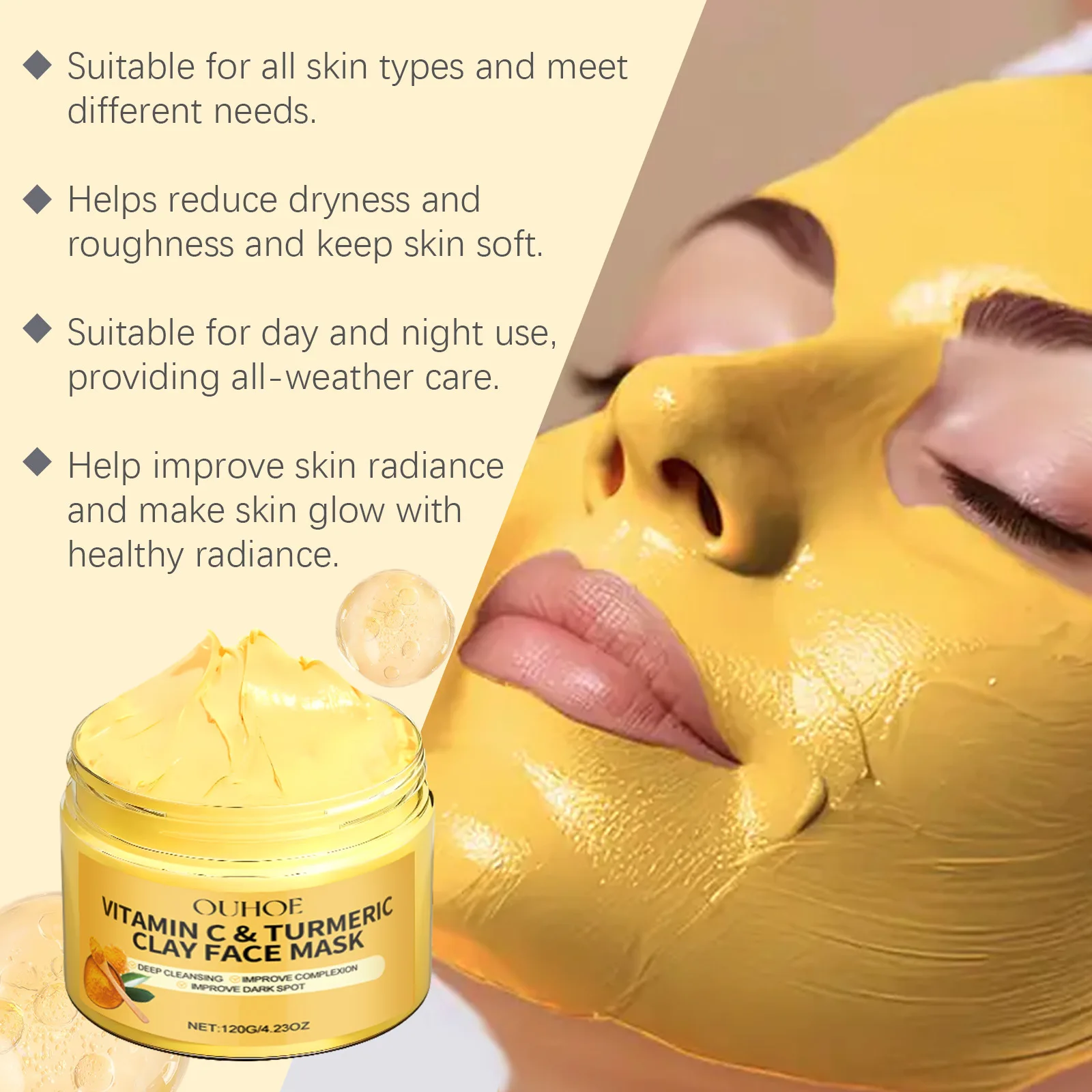 Vitamine C Kurkuma Moddermaske - Dust Mask Construction recensie en prijs