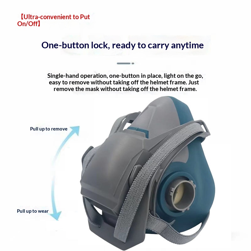 Siliconen 6502QL gasmasker met - Dust Mask Construction recensie en prijs