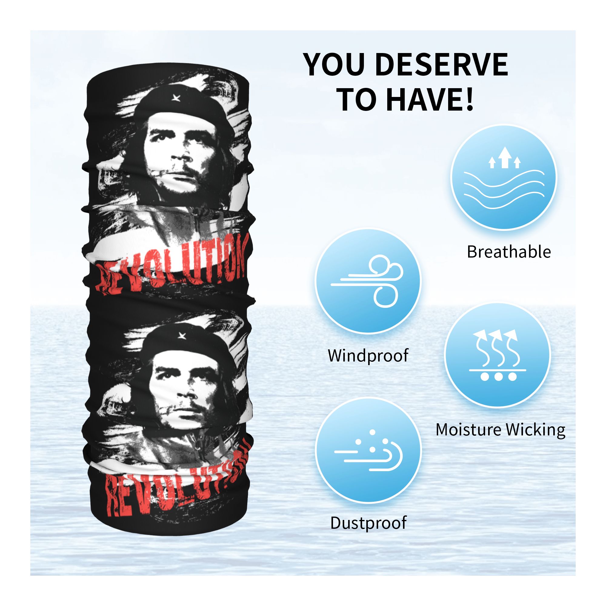 Aangepaste Che Guevara Revolut - Neck Gaiter Face Cover recensie en prijs