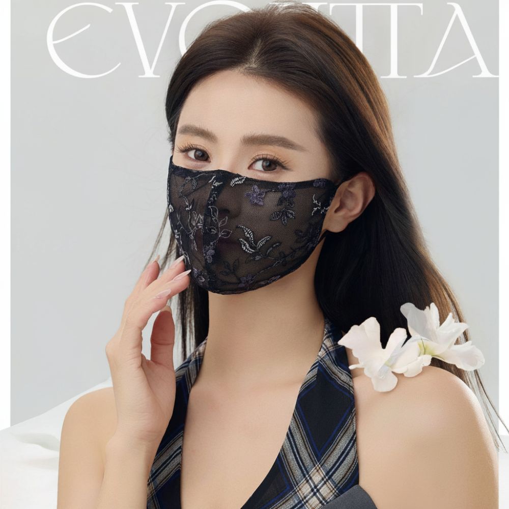 Delicaat geborduurde bloemen z - Respirator Half Face recensie en prijs