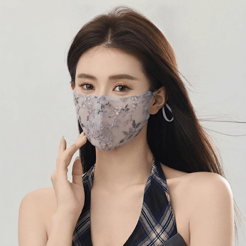 Delicaat geborduurde bloemen z - Respirator Half Face recensie en prijs