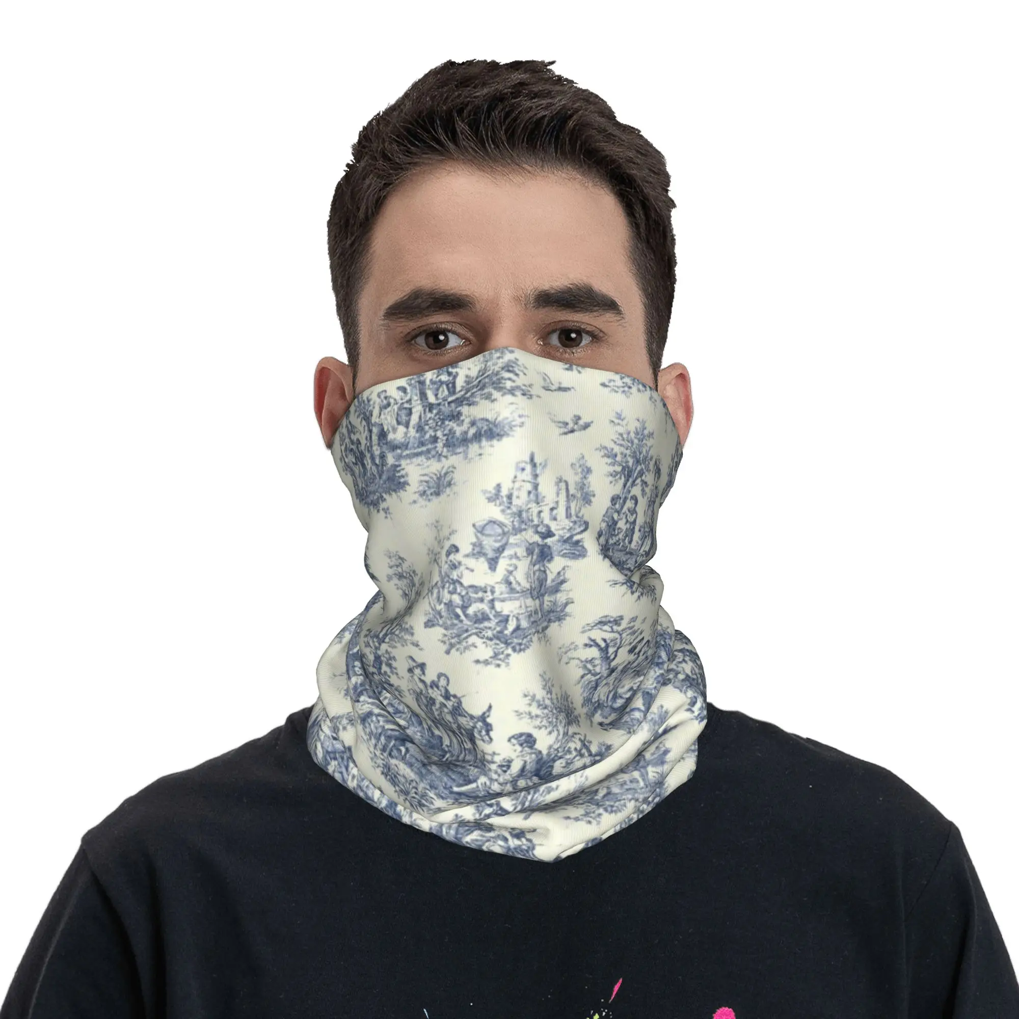 Nieuwe poederblauwe Franse Toi - Neck Gaiter Face Cover recensie en prijs