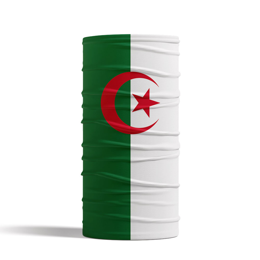 Algeria Vlag Bedrukt Bandana H - Neck Gaiter Face Cover recensie en prijs
