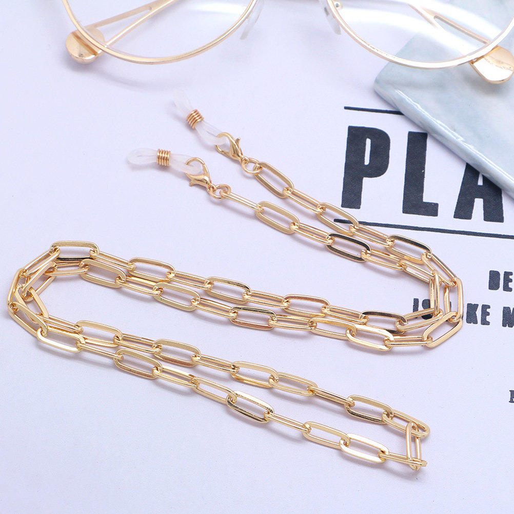 Gouden paperclip-maskerkoord m - Mask Chain Holder recensie en prijs