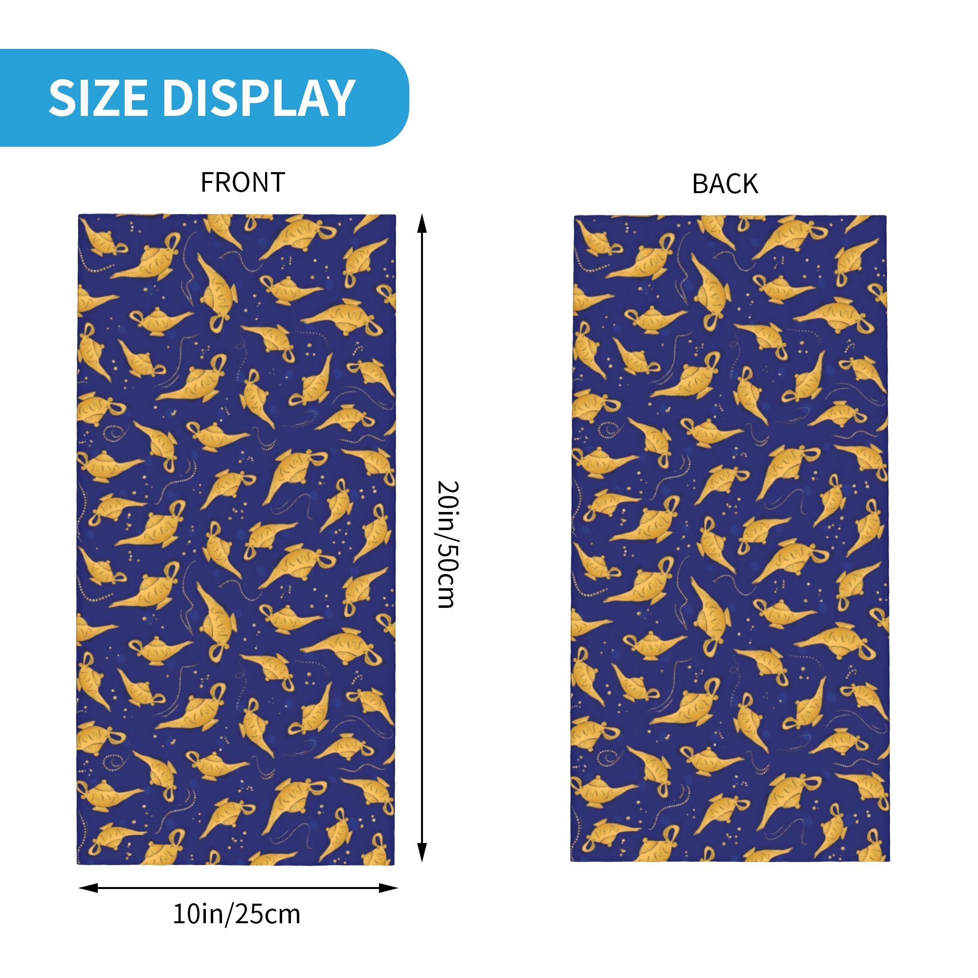 Custom A-Aladdin Genie Bandana - Neck Gaiter Face Cover recensie en prijs